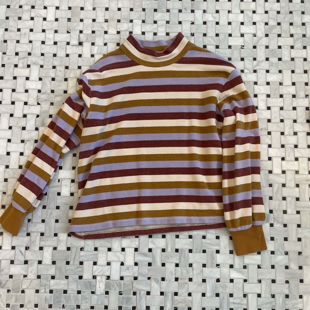 Madewell mock neck sweatshirt